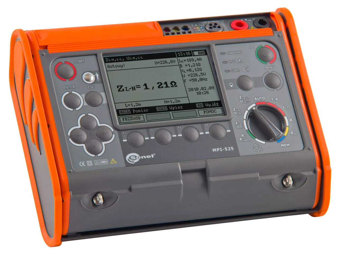 Wielofunkcyjny miernik parametrów instalacji elektrycznych MPI-525-thumbnail