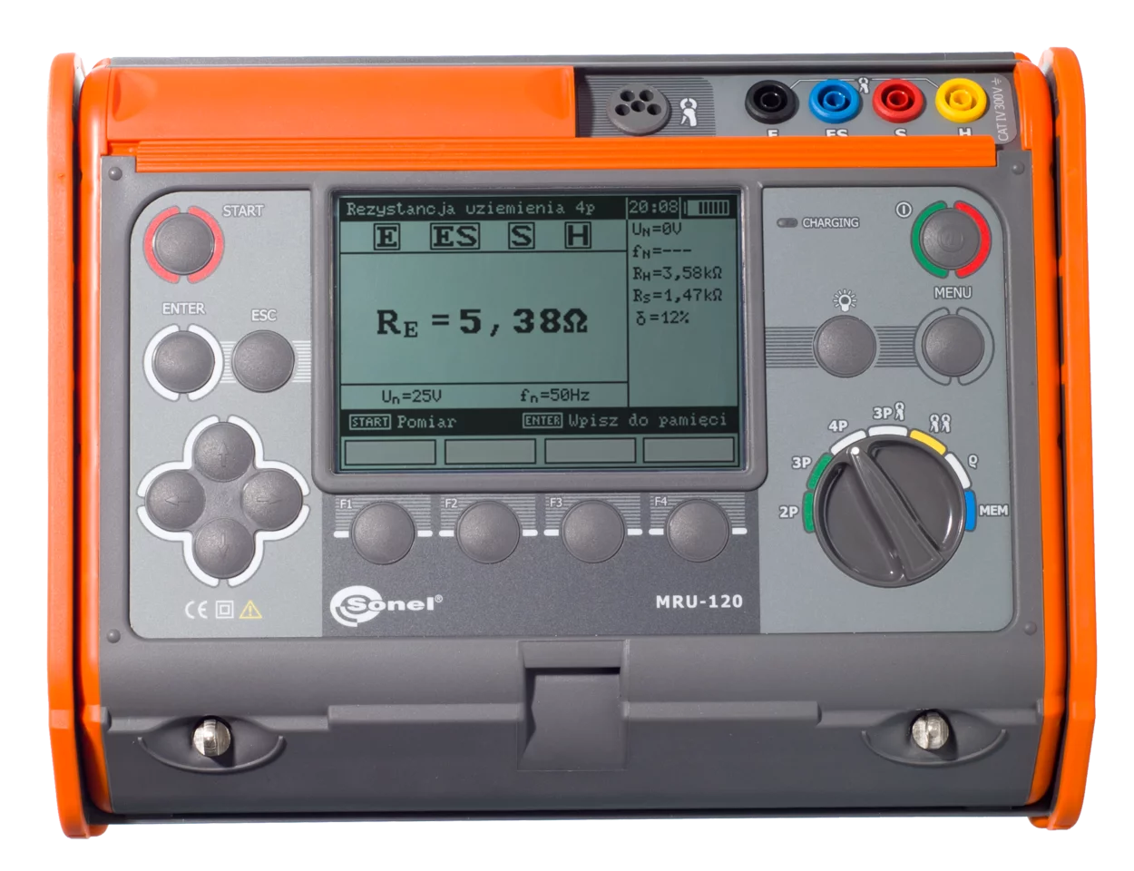 Miernik rezystancji uziemienia i rezystywności gruntu MRU-120-thumbnail