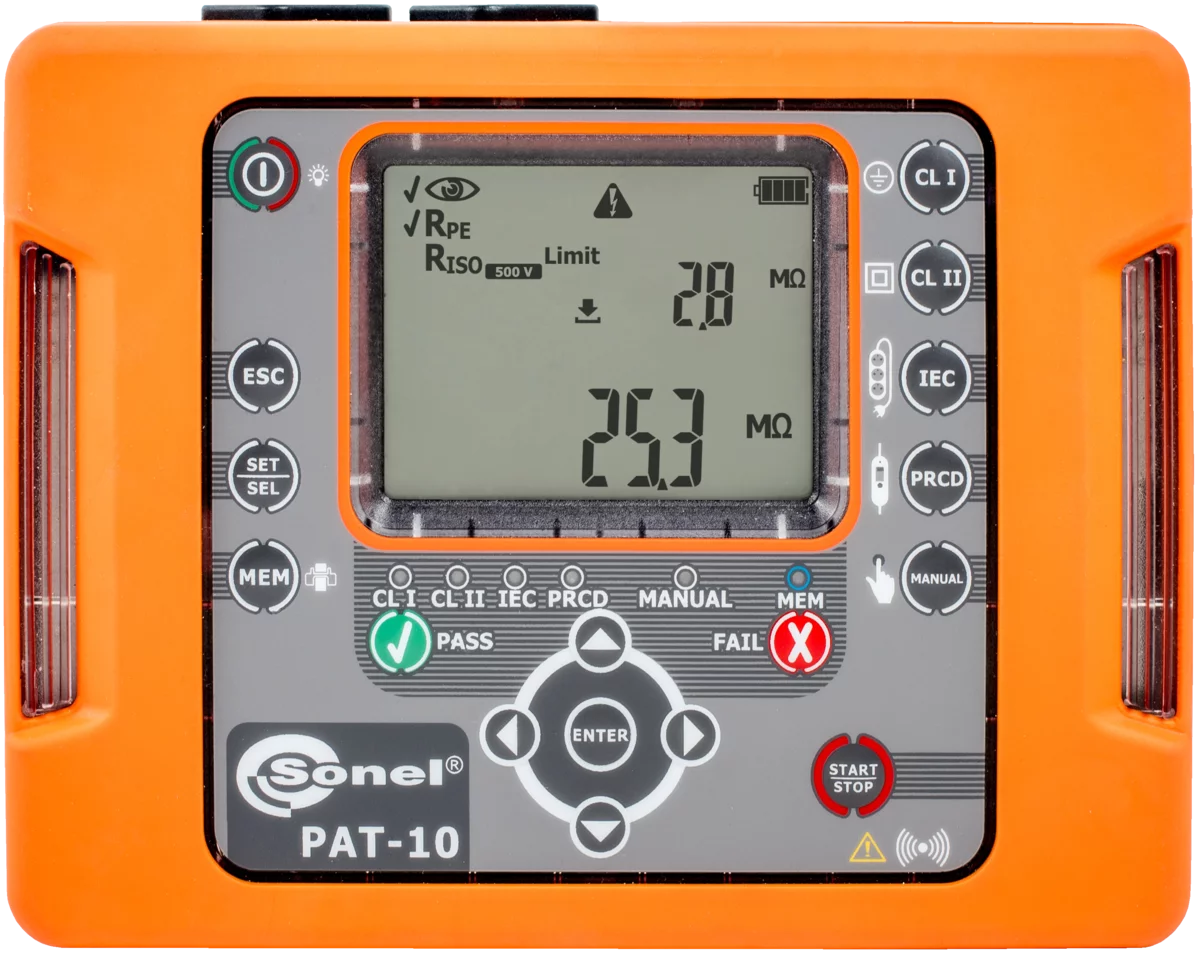 Miernik bezpieczeństwa sprzętu elektrycznego PAT-10