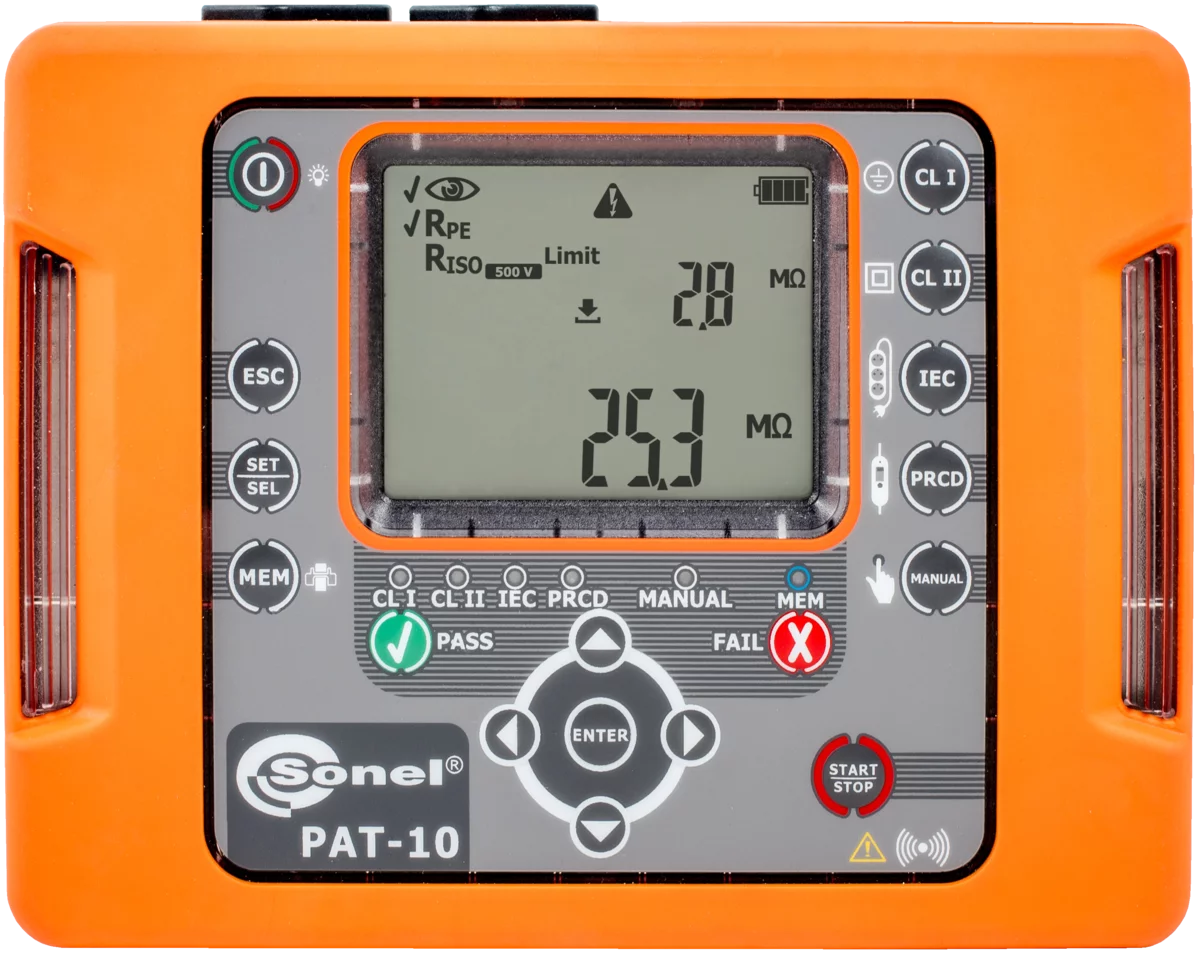 Miernik bezpieczeństwa sprzętu elektrycznego PAT-10-thumbnail
