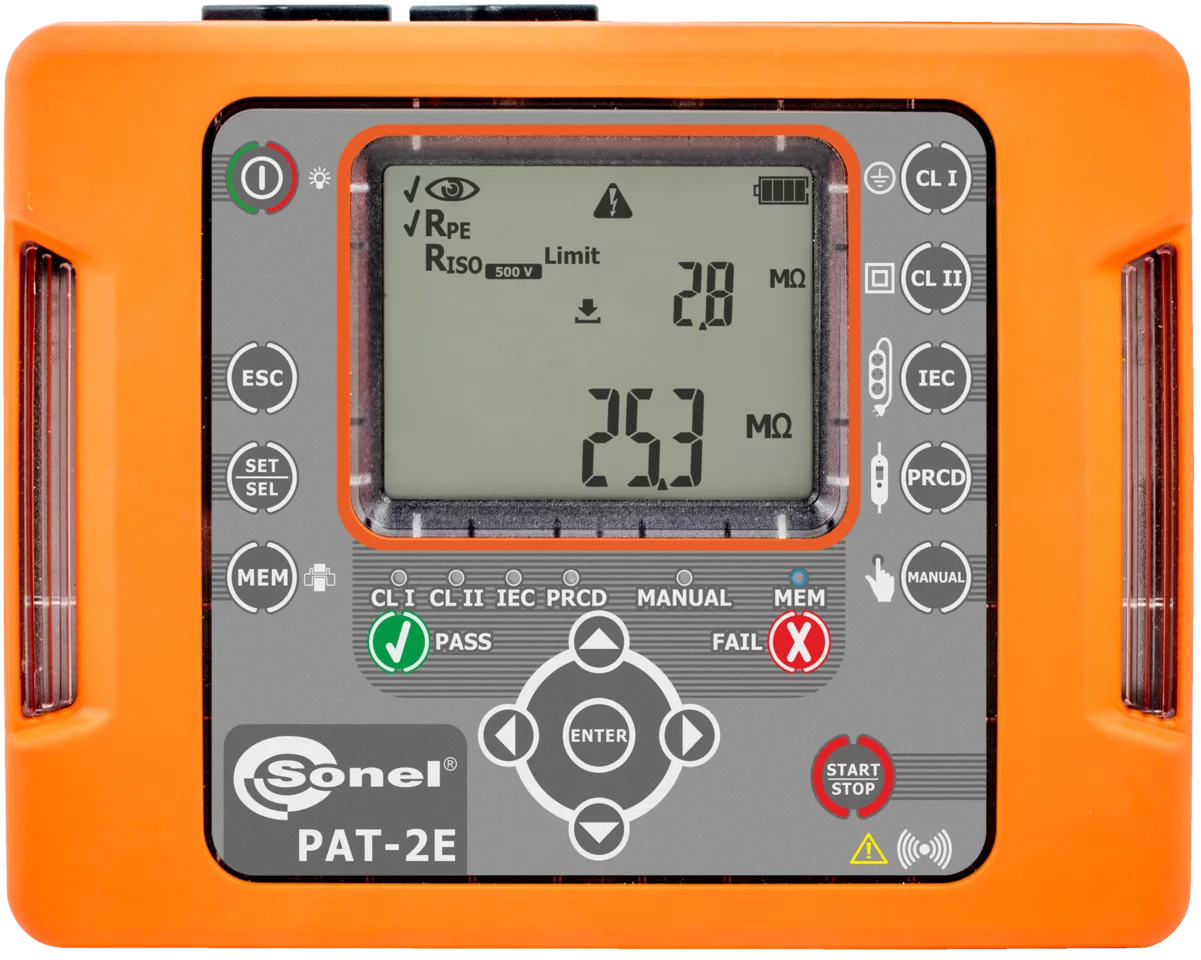 Miernik bezpieczeństwa sprzętu elektrycznego PAT-2E