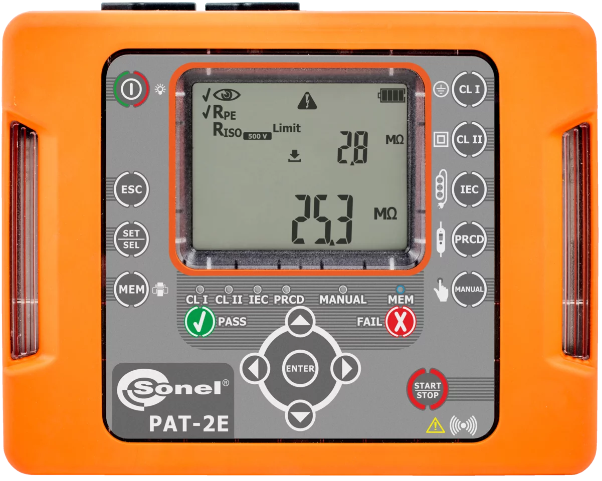 Miernik bezpieczeństwa sprzętu elektrycznego PAT-2E-thumbnail