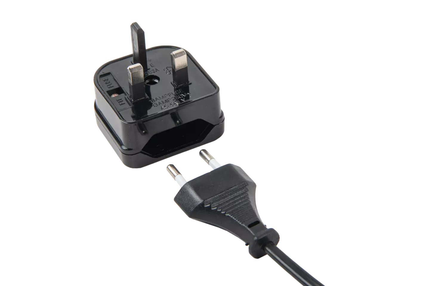 Reiseadapter (Version UK, 2-Pin), EU (CEE 7/16) -->Type G (BS 1363)-1-thumbnail