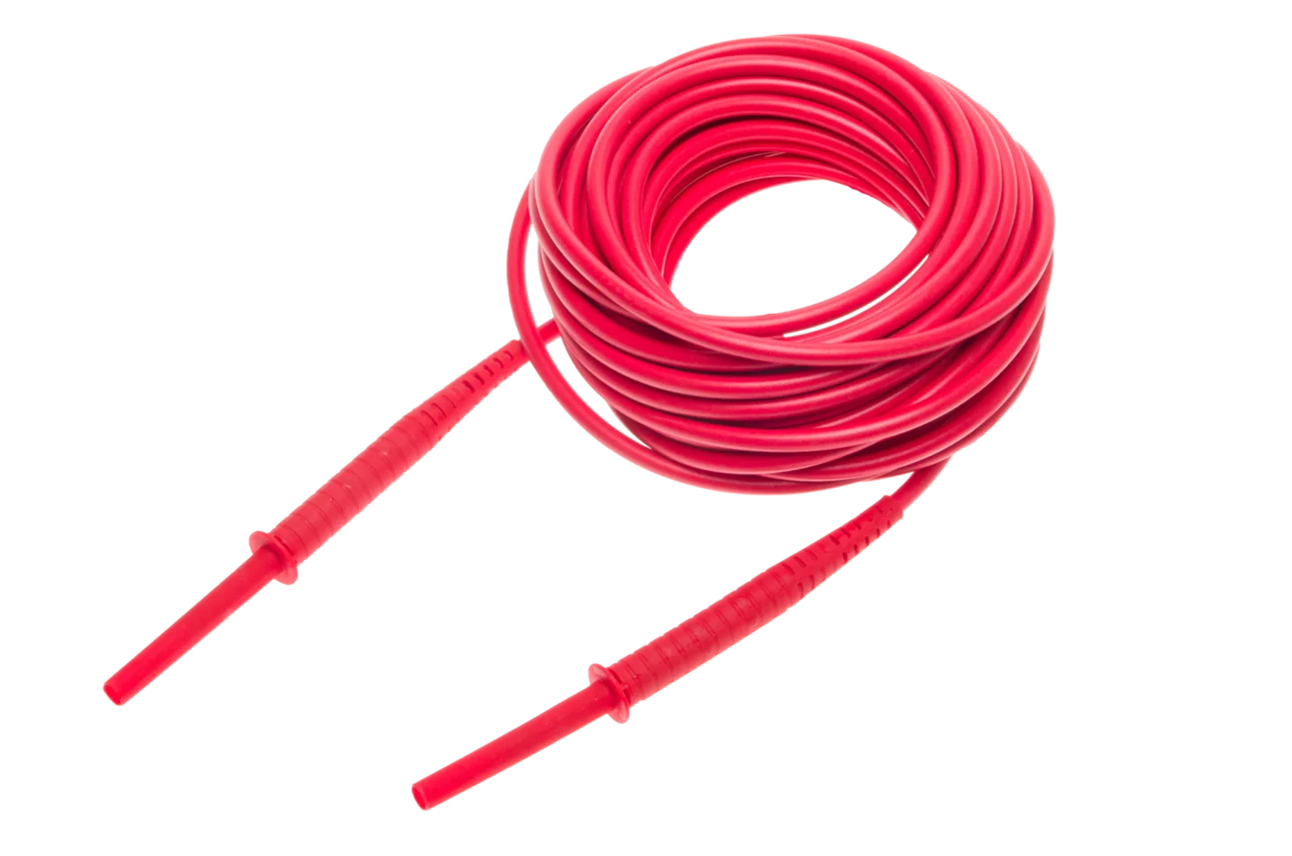 Prüfleitung mit "Bananen"-Stecker; 15 m; 10 kV; rot-thumbnail