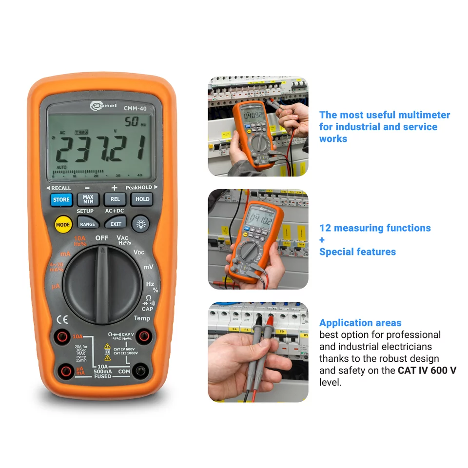 Industrieller Multimeter CMM-40-8-thumbnail