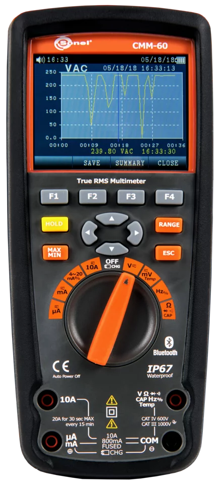 Industrie-Multimeter mit großem Funktionsumfang CMM-60-1