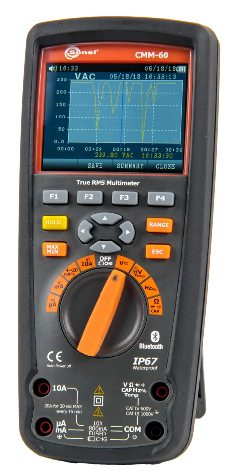 Industrie-Multimeter mit großem Funktionsumfang CMM-60-2