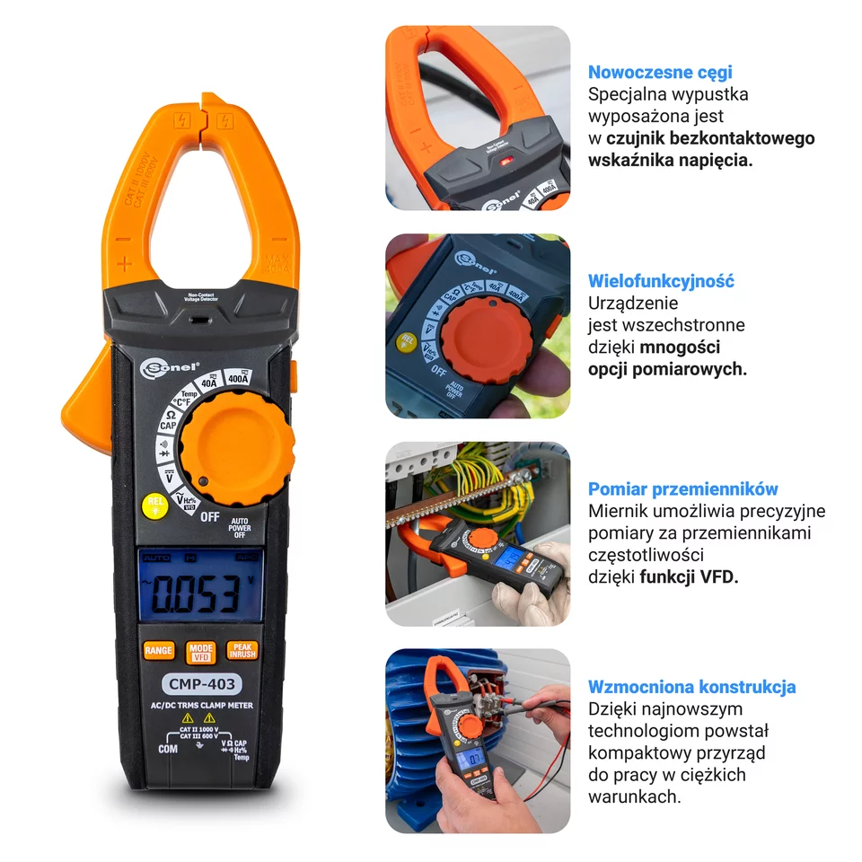 Digitale Strommesszange CMP-403-10-thumbnail