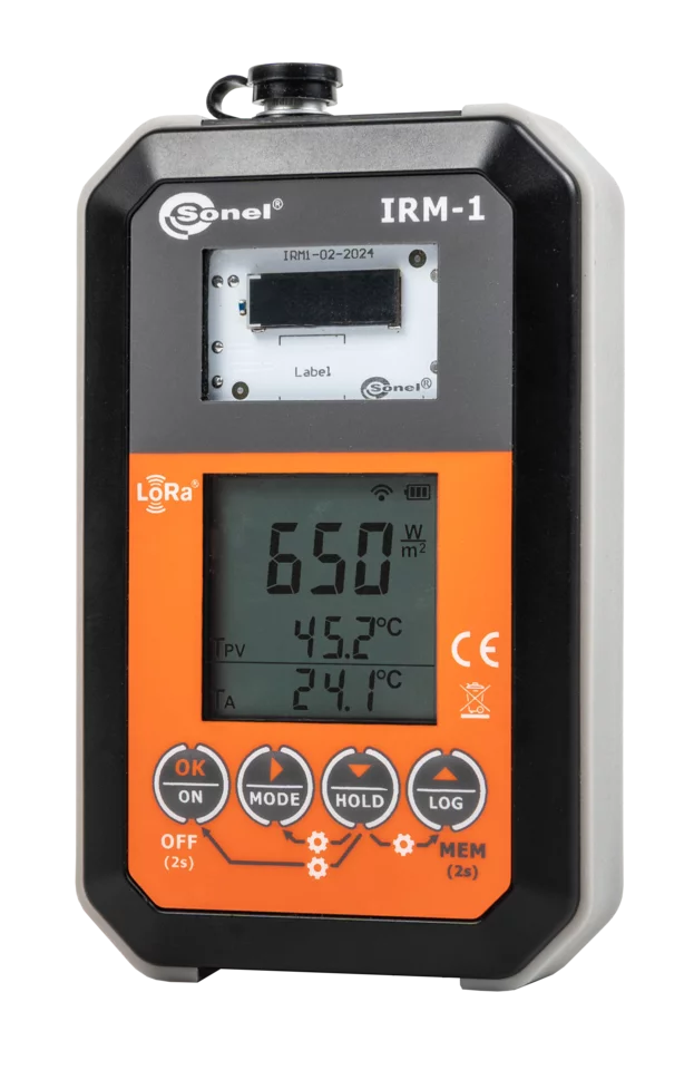 Einstrahlungs- und Temperaturmesser IRM-1-3