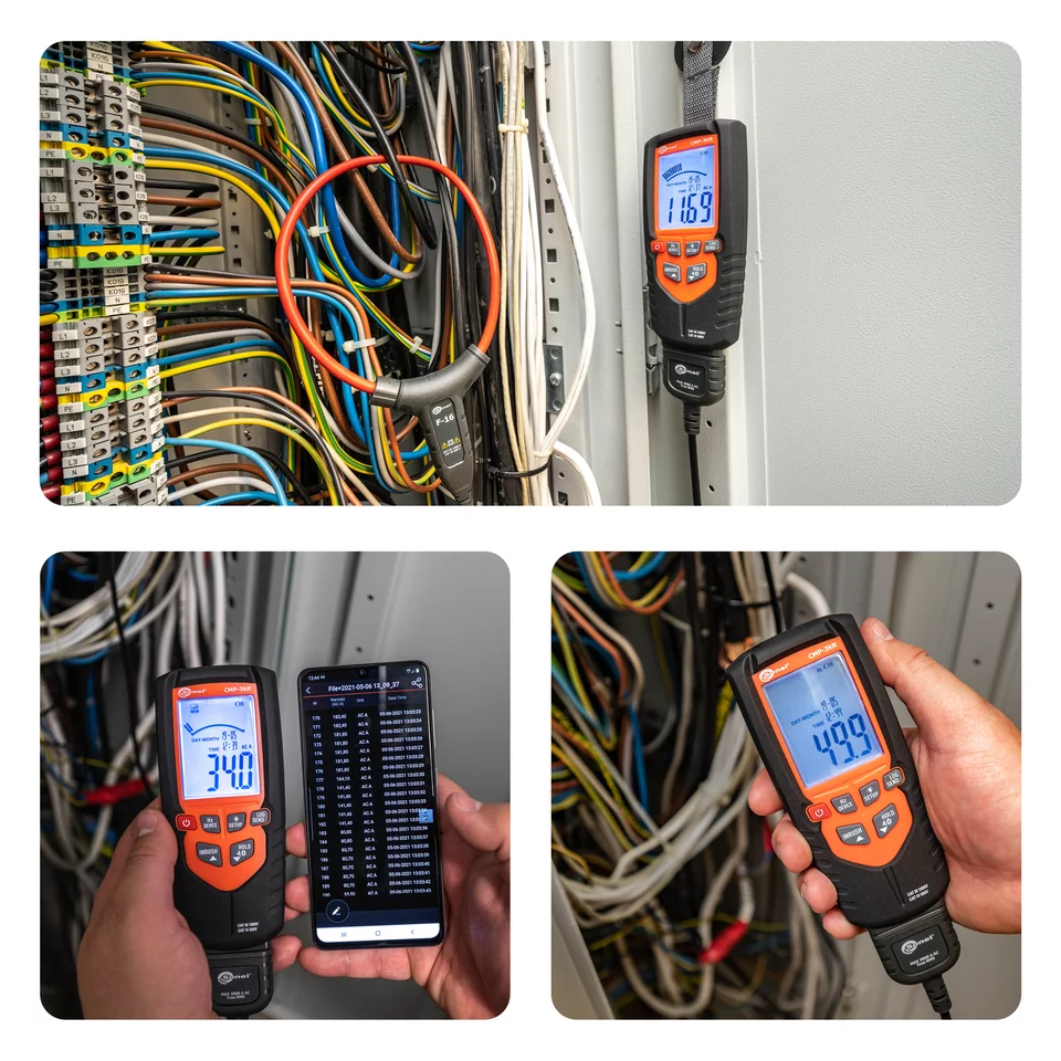Medidor de pinza digital AC con registrador CMP-3kR-9-thumbnail