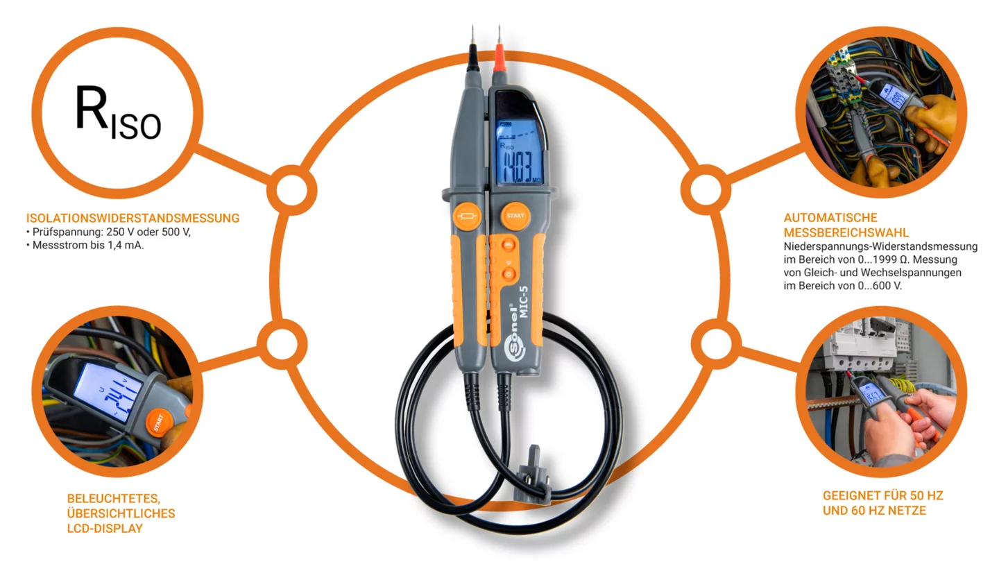 Medidor de resistencia de aislamiento MIC-5-10-thumbnail