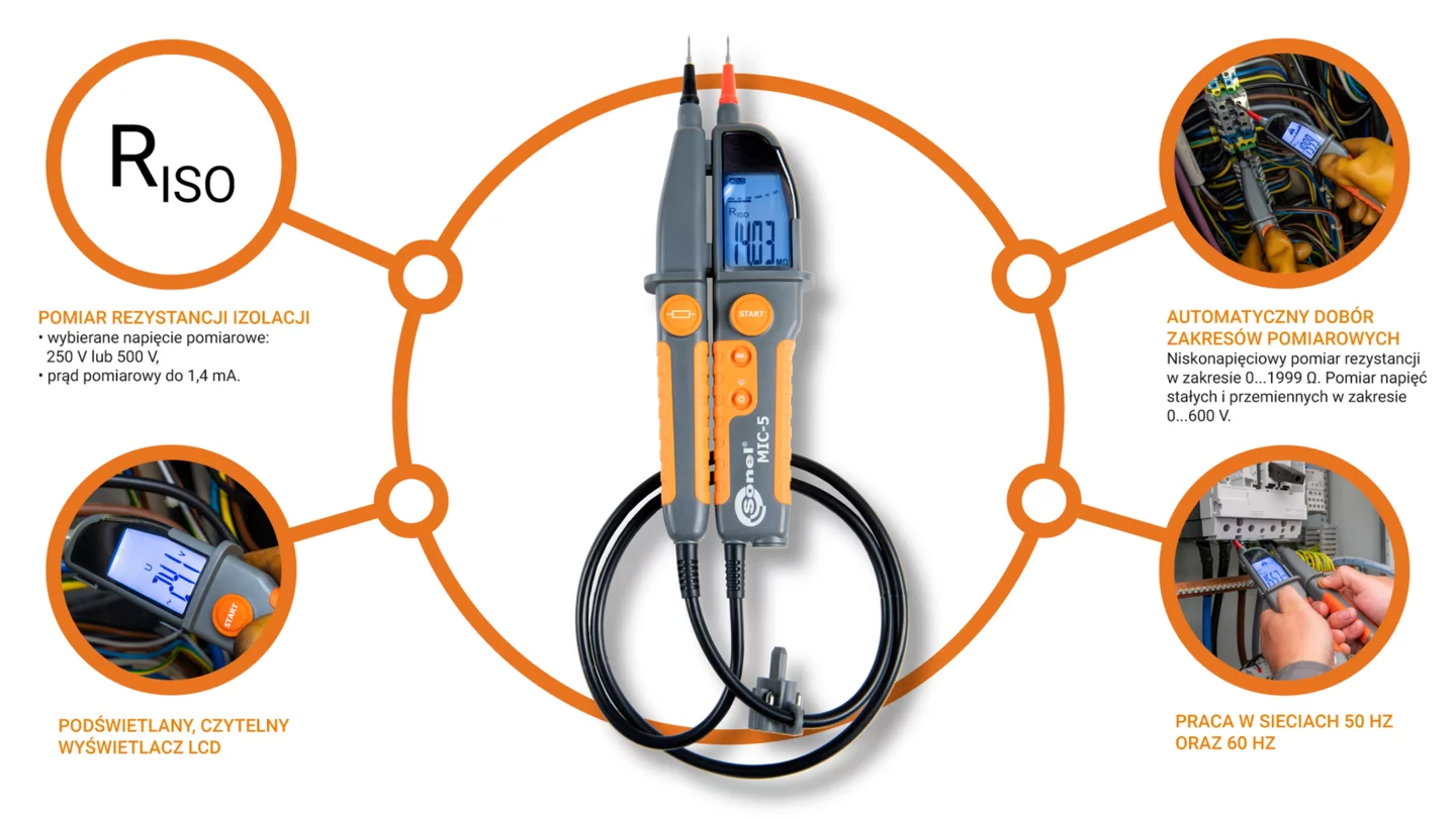 Medidor de resistencia de aislamiento MIC-5-8-thumbnail