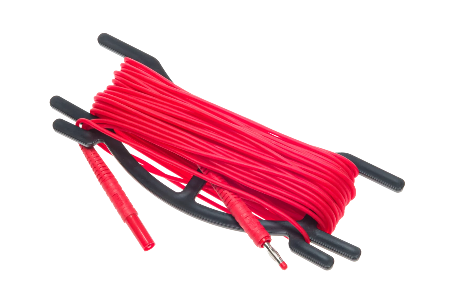 Cable 15 m rojo en carrete (clavijas banana)-thumbnail