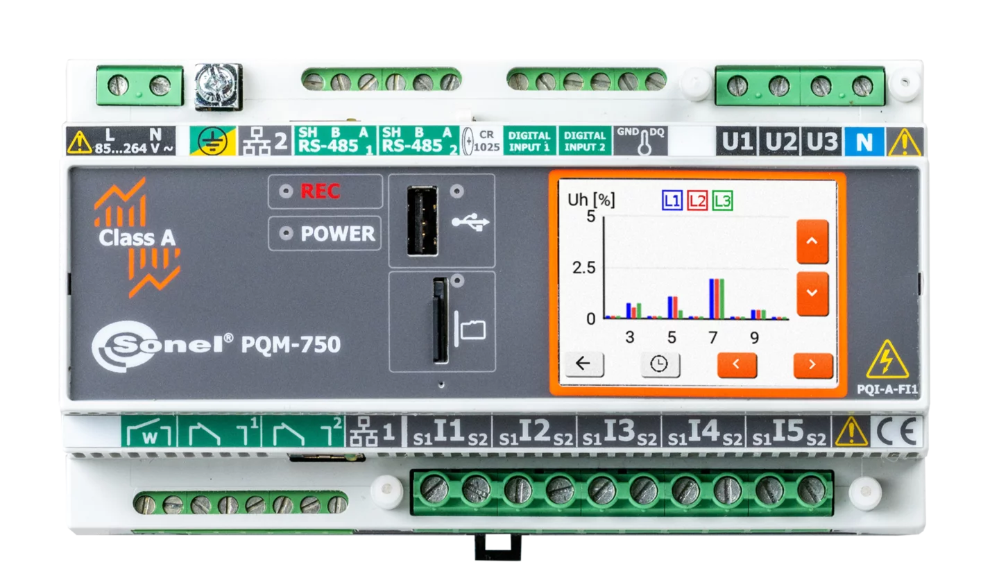 Analizator jakości zasilania PQM-750-1