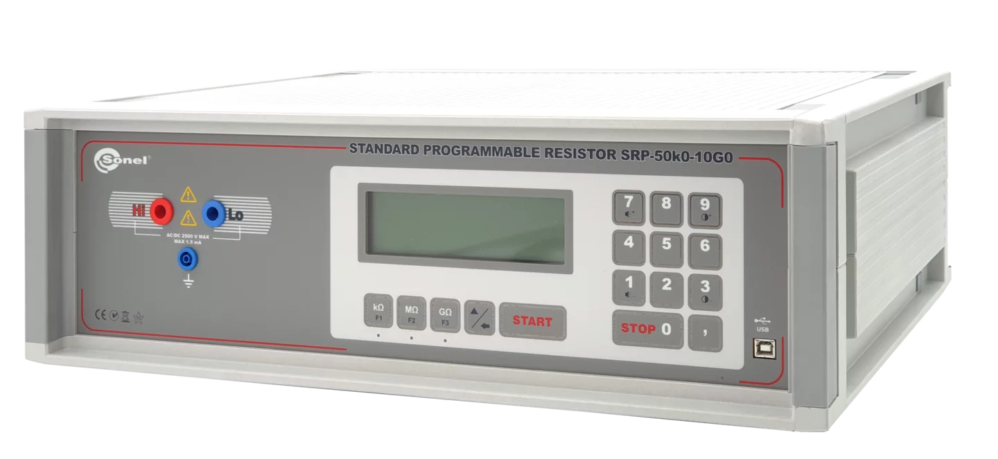 Kalibrator rezystancji SRP-50k0-10G0-2