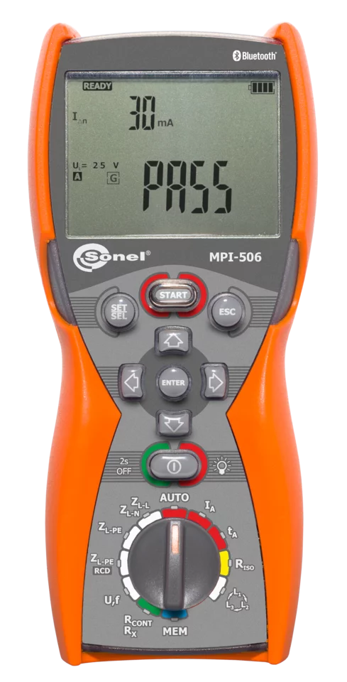 Wielofunkcyjny miernik parametrów instalacji elektrycznej MPI-506