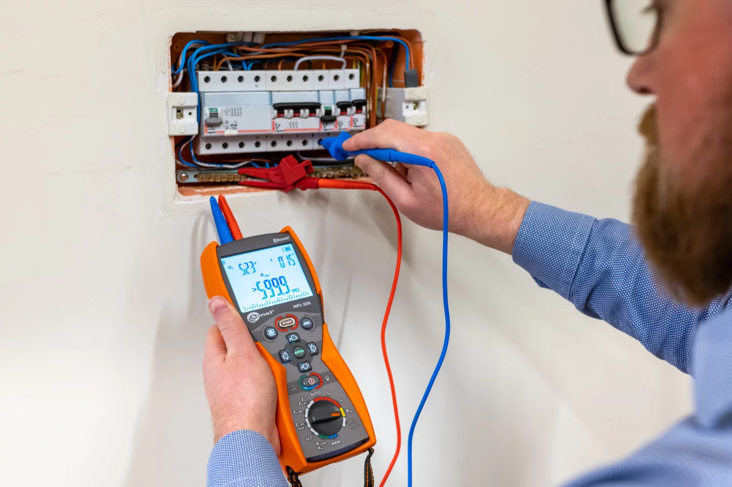 Miernik parametrów instalacji elektrycznej z programem MPI-506 + PE6-3