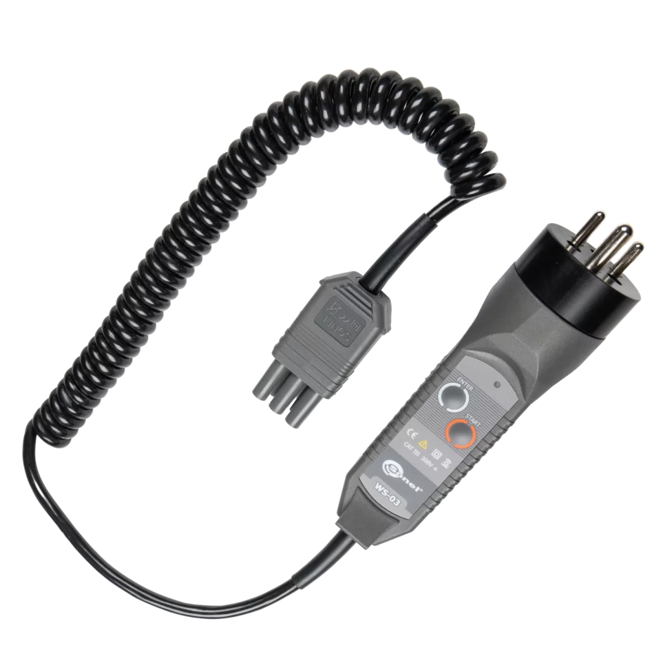 Adapter with START button with Indian plug (type 6A) WS-03-thumbnail