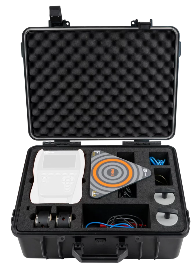 Kit for measuring resistance in  zones with ESD protection with space for meter PRZ-2 MIC-1