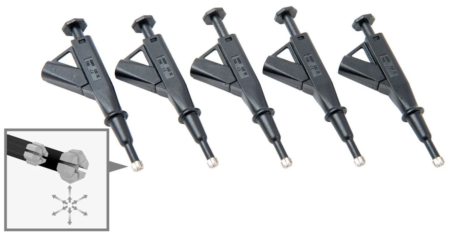 Voltage probe for internal hex screws M6 with banana socket  (5 pcs.)-1-thumbnail