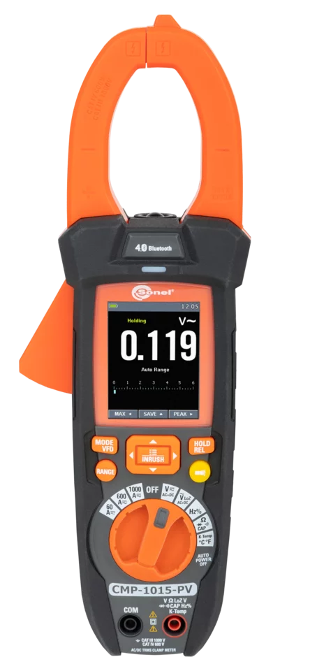 Digital clamp meter for photovoltaic installations CMP-1015-PV