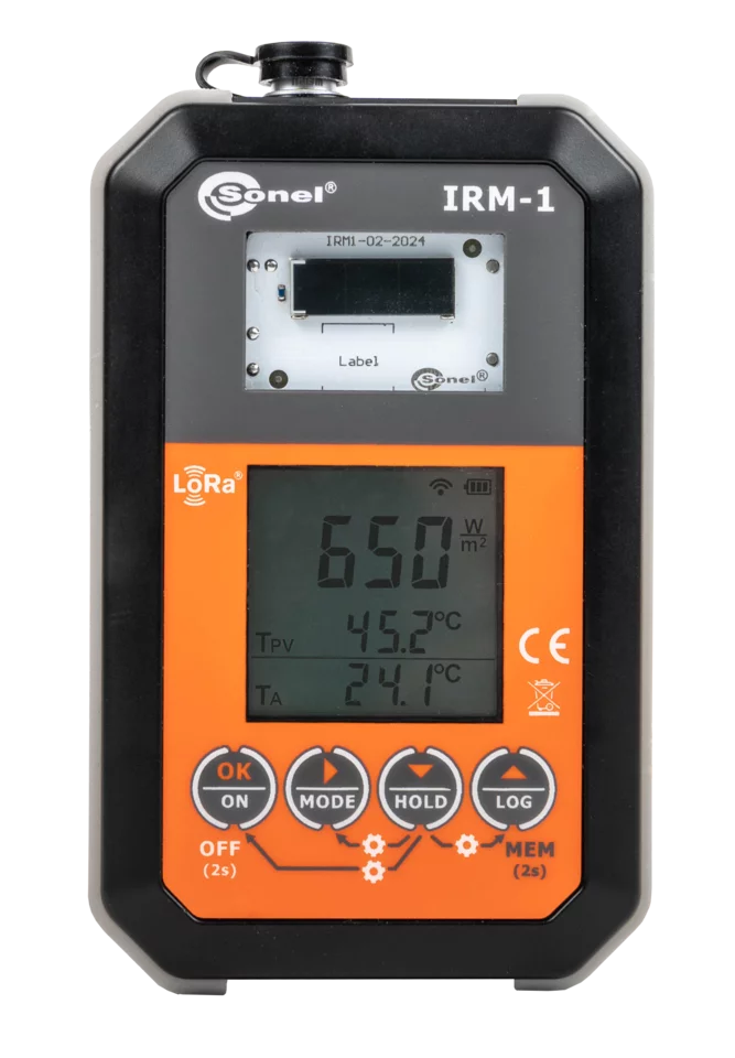 Solar radiation and temperature meter IRM-1-2