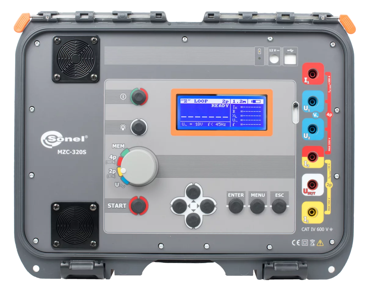 High-Current Fault Loop Impedance Meter MZC-320S-2