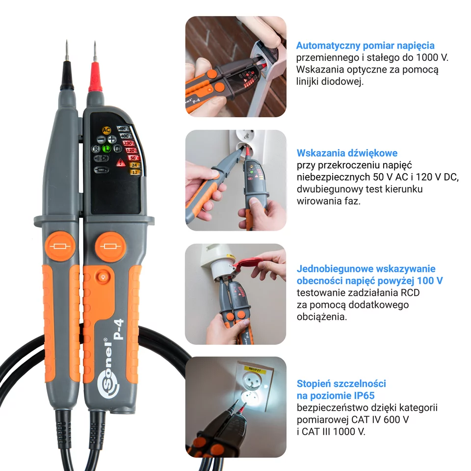 Two-pole Voltage Tester P-4-4