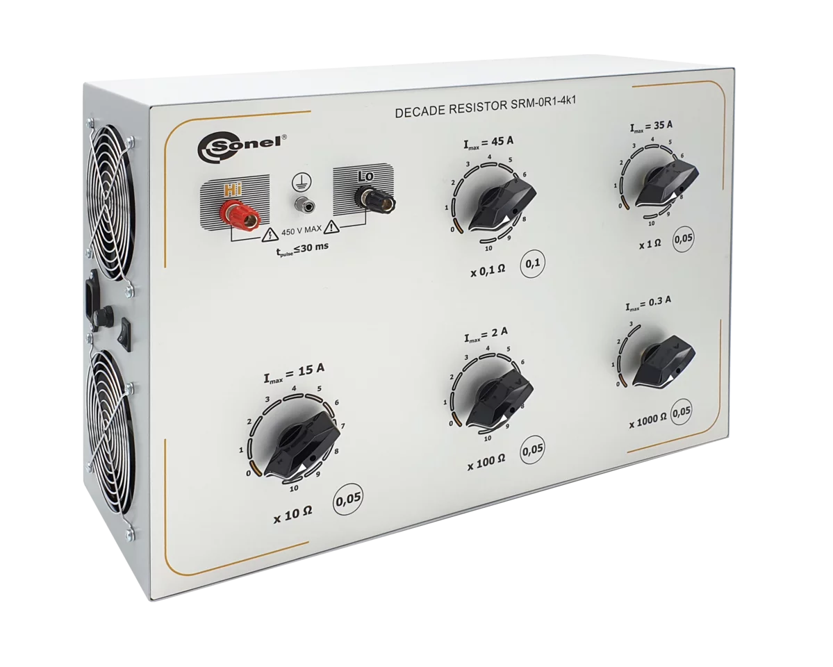 High-current decade resistor SRM-0R1-4K1-1