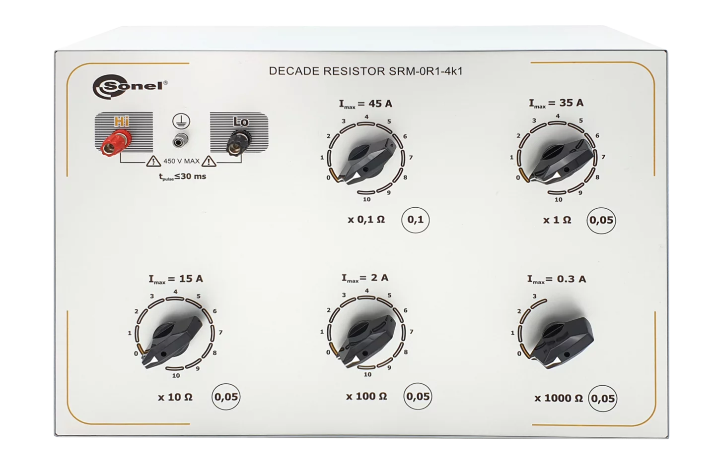 High-current decade resistor SRM-0R1-4K1-thumbnail
