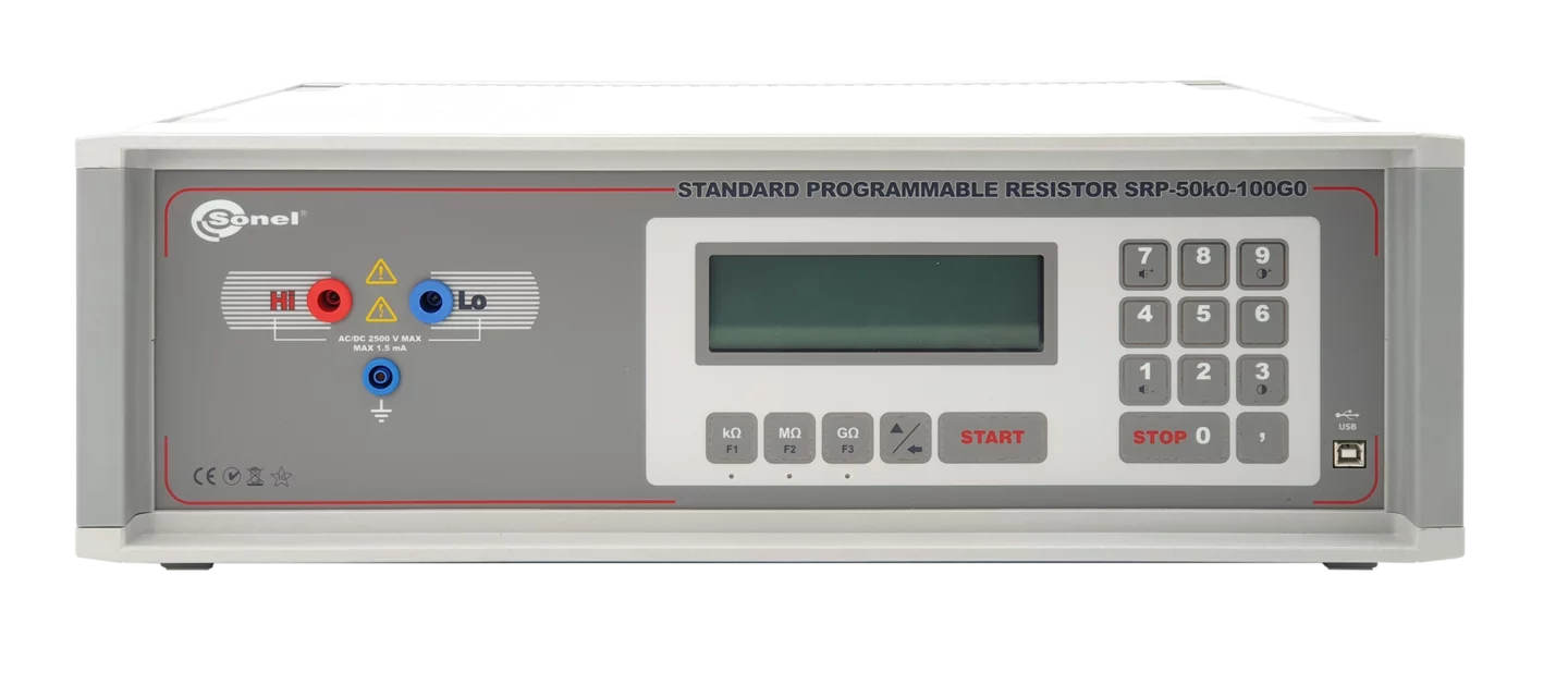 Standard programmable resistor SRP-50k0-100G0