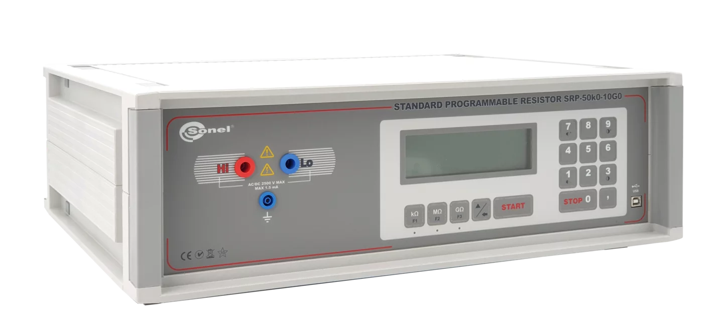 Standard programmable resistor SRP-50k0-10G0-1