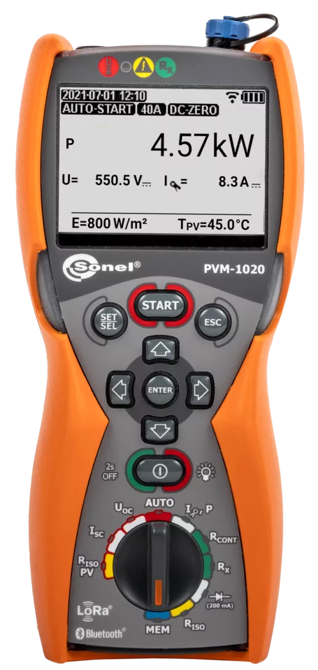 Set for measurements in photovoltaic systems WME-21-2