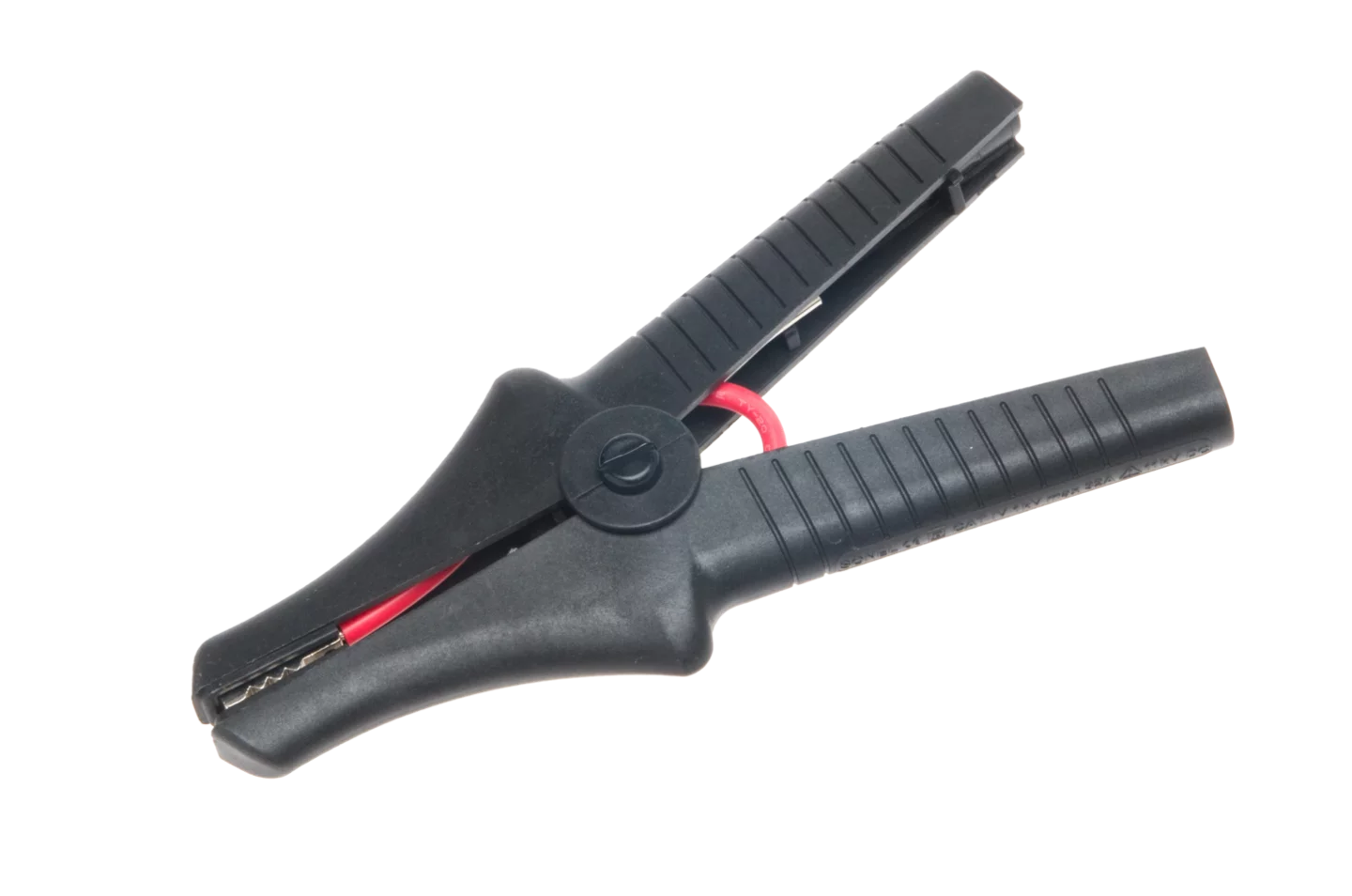Crocodile clip 5.5 kV black K-07-thumbnail