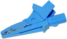 K-02 Clip a coccodrillo blu 1 kV 20 A
