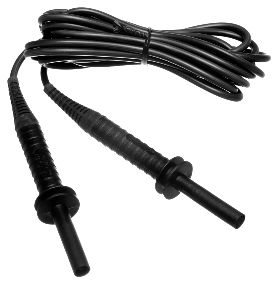 Cavo da 3 m nero 5 kV (spine a banana, schermato)-thumbnail