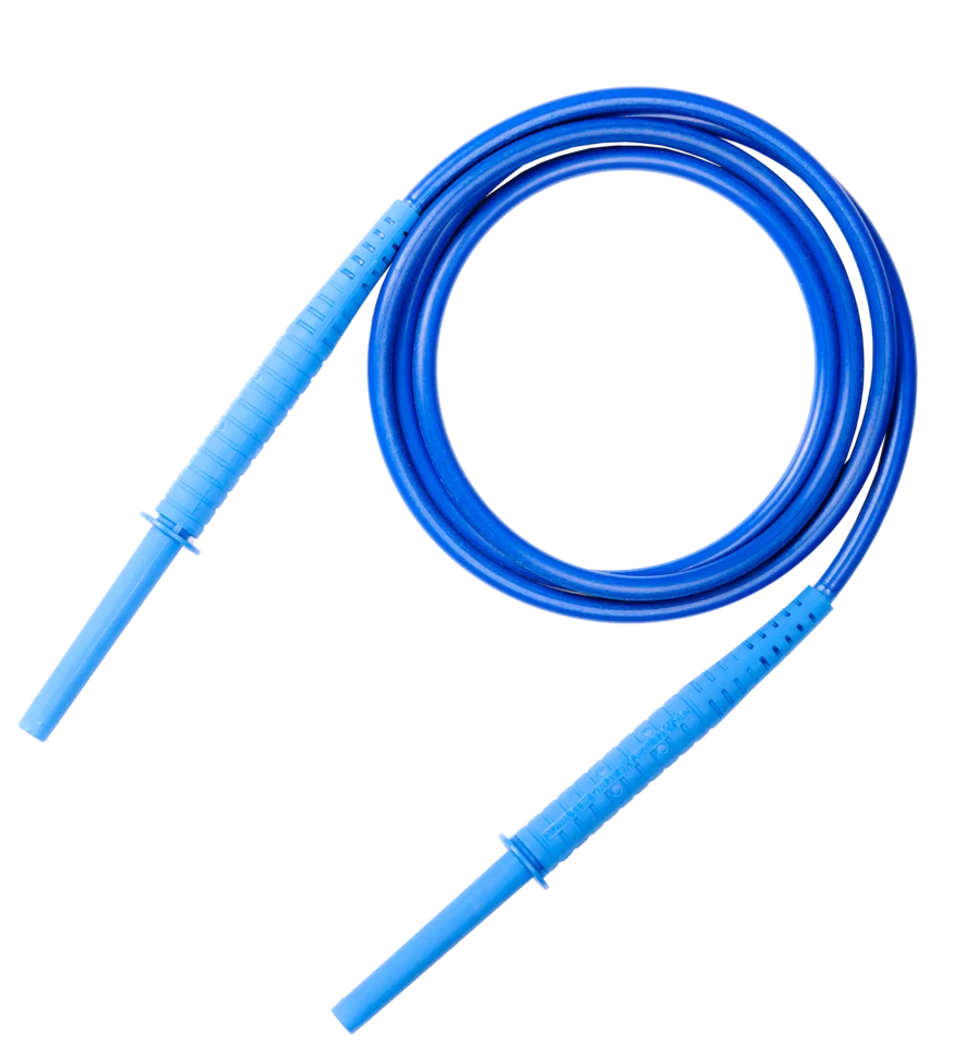 Cavo da 1,8 m blu 11 kV (spine a banana)