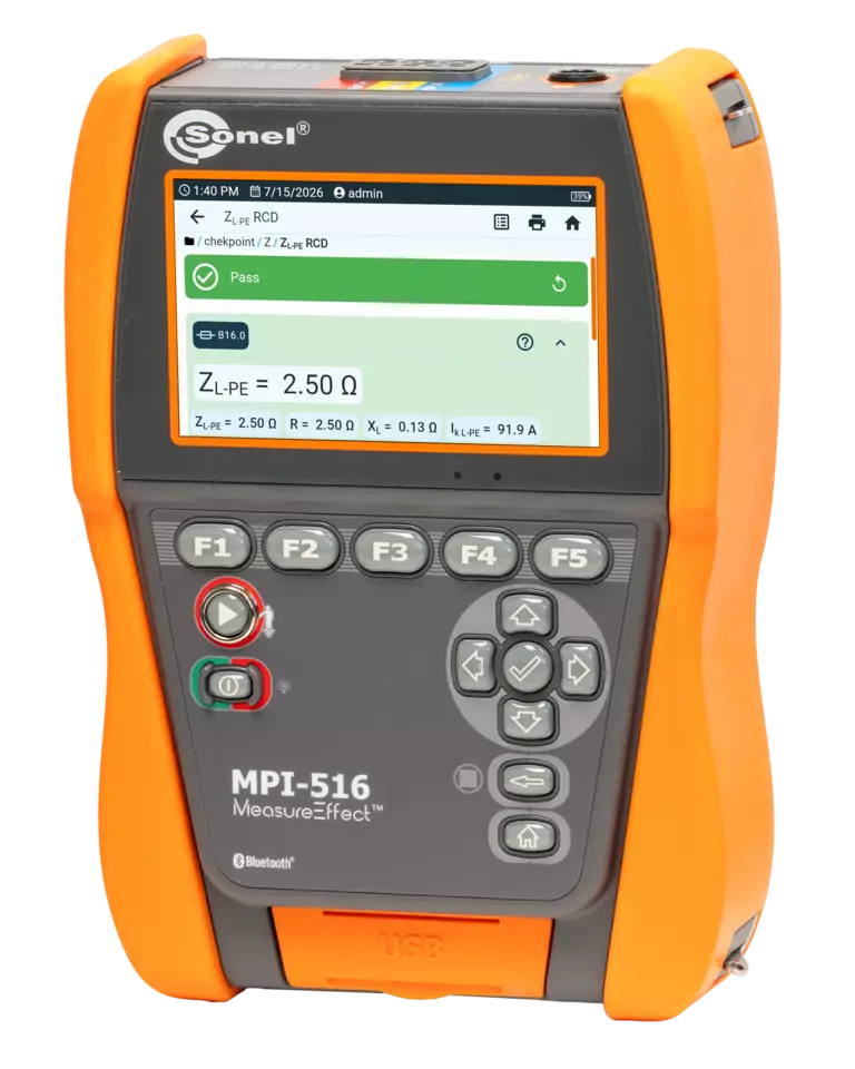Tester multifunzione dei parametri delle installazioni elettriche MPI-516-2-thumbnail