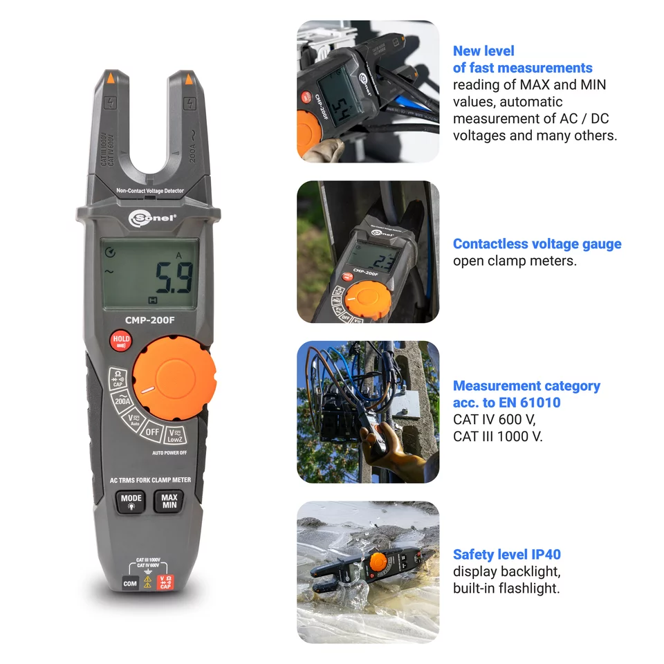 Misuratore a forcella per la corrente AC CMP-200F-8-thumbnail