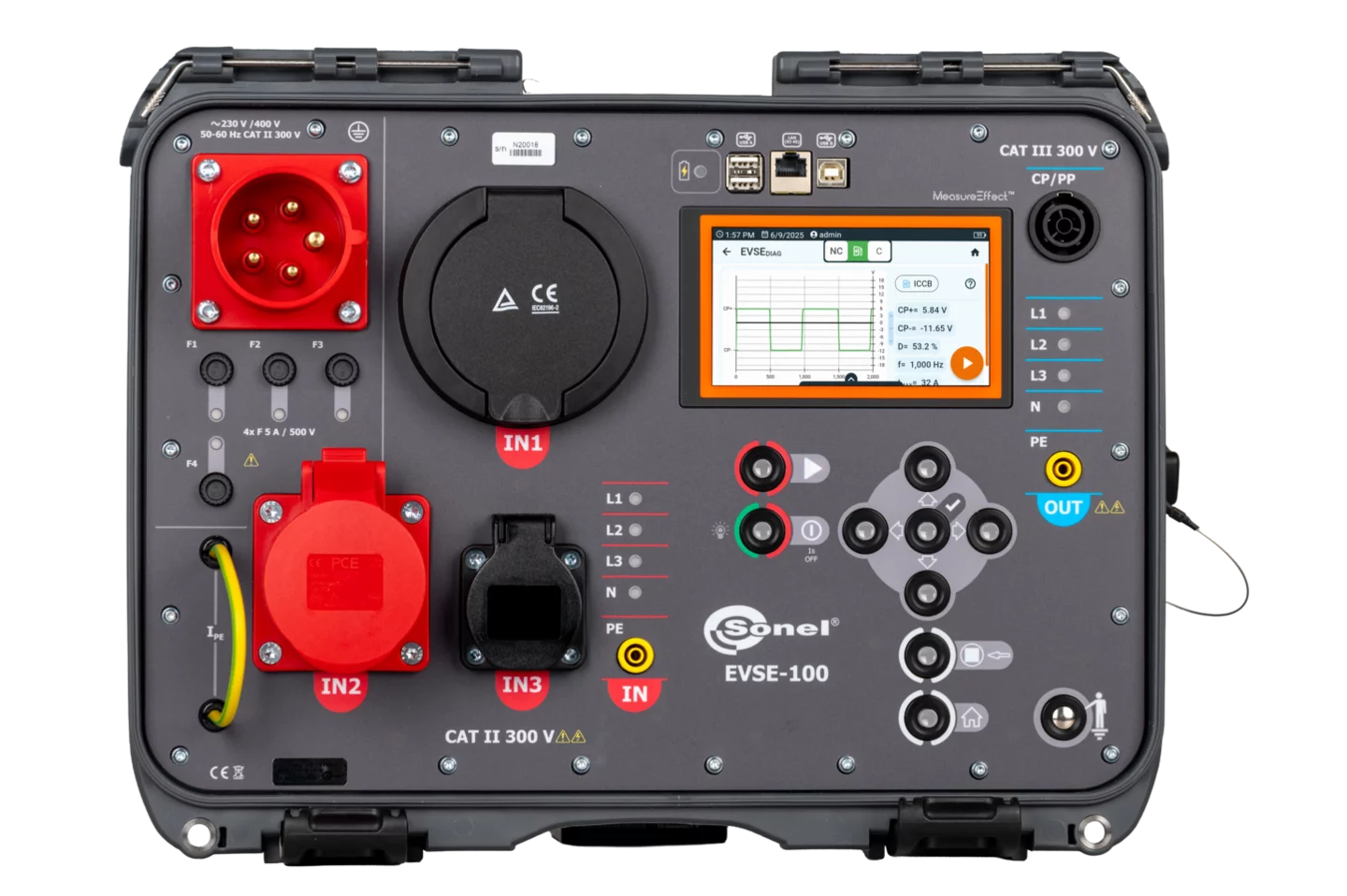 Analizzatore multifunzionale per il test sulle colonnine di ricarica dei veicoli elettrici EVSE-100-1-thumbnail