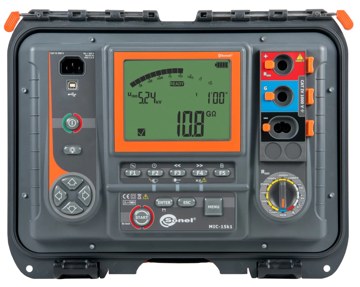 Misuratore della resistenza dell'isolamento MIC-15K1-1