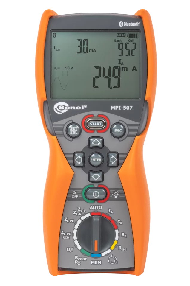 Multi-misuratore dei parametri delle installazioni elettriche MPI-507