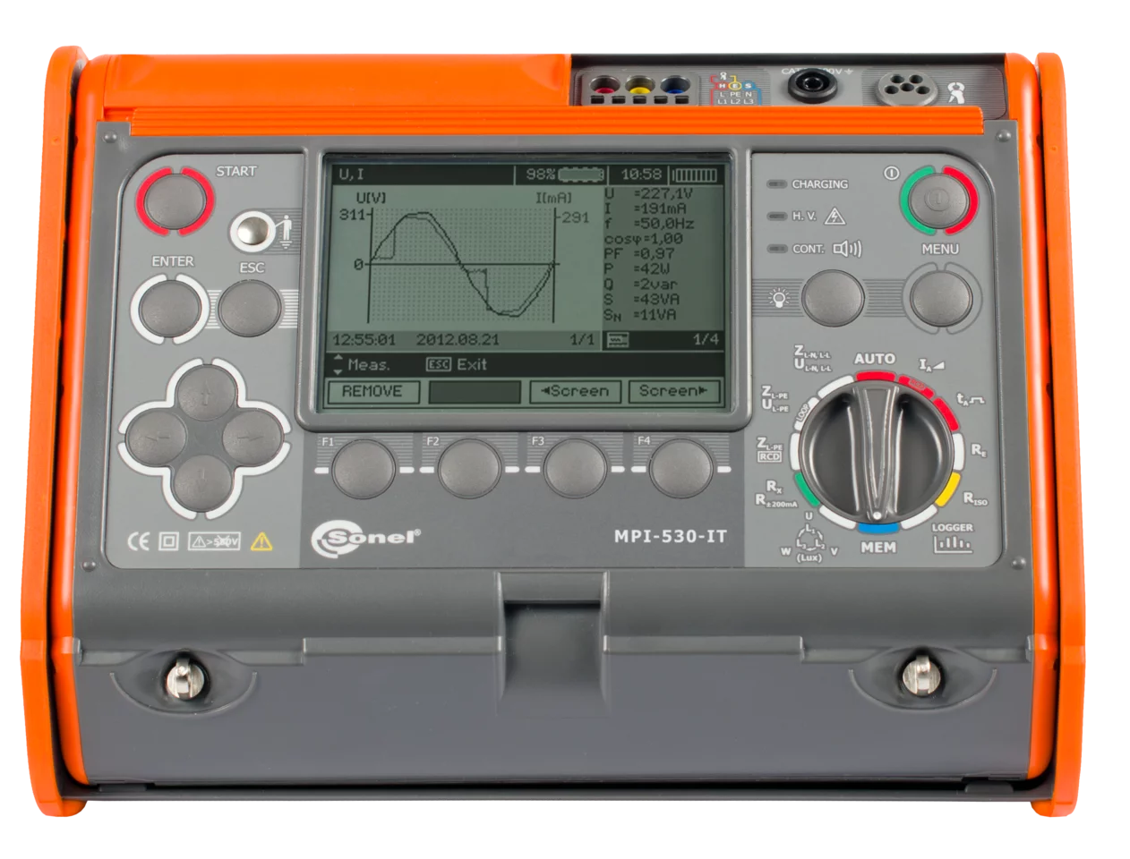 Multi-misuratore dei parametri delle installazioni elettriche MPI-530-IT