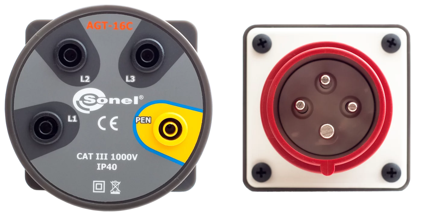 Three-phase socket adapter 16 A (4P) AGT-16C- Highest Quality & Safety ...
