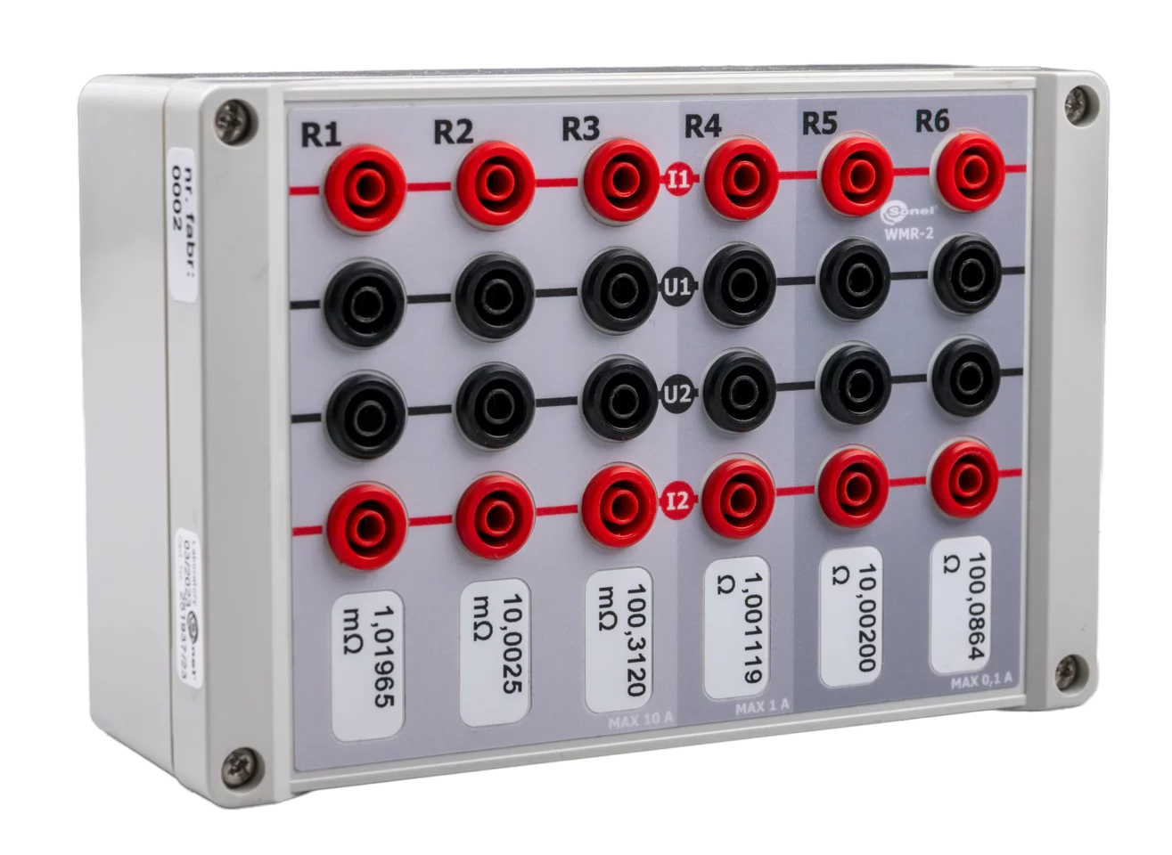 Small resistance standard WMR-2-1