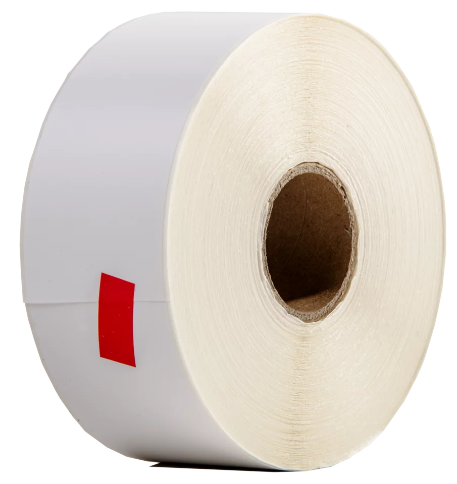 Label Roll – Black on  White for D2 printer SATO  (with glue)