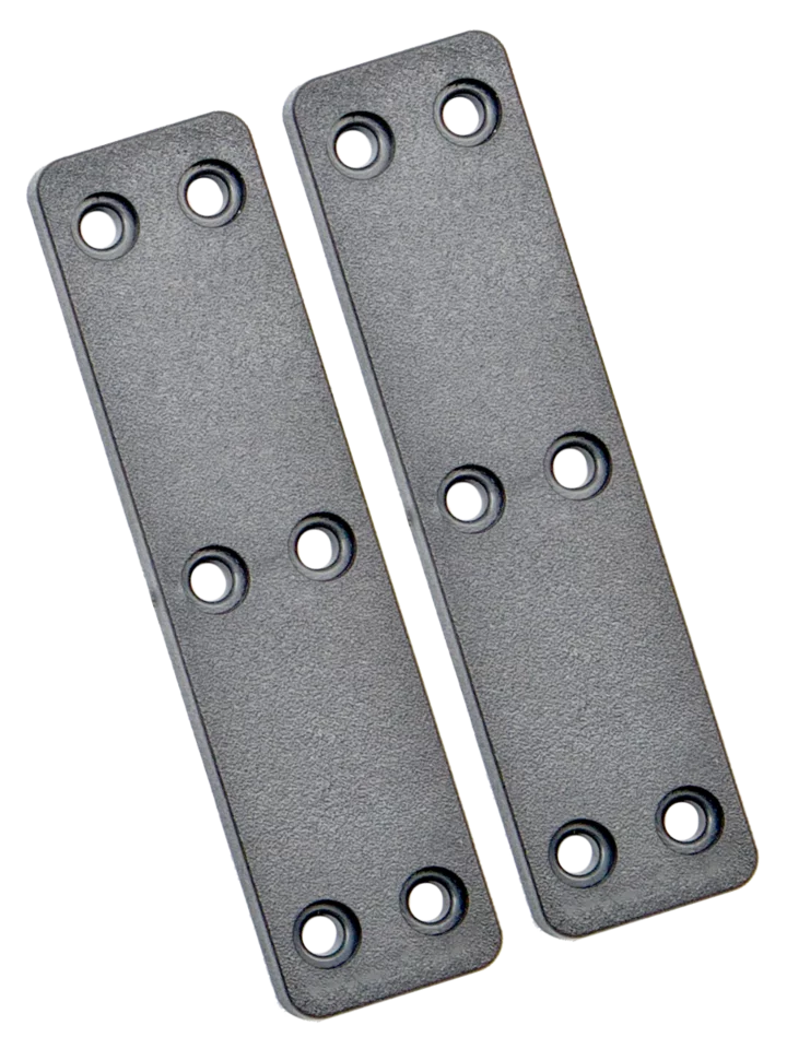 Plates for pole mounting