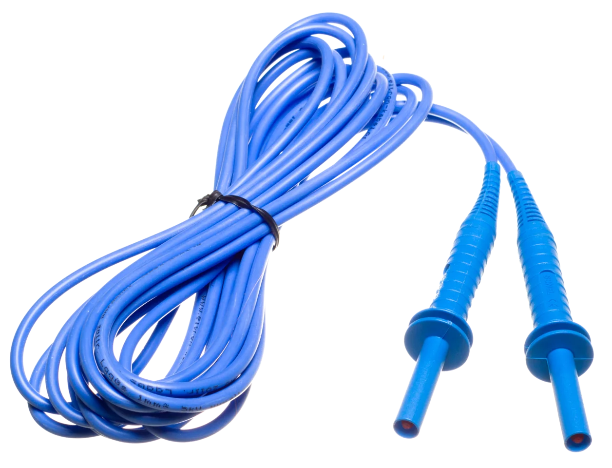 Test lead 5 m 5 kV (banana plugs) blue