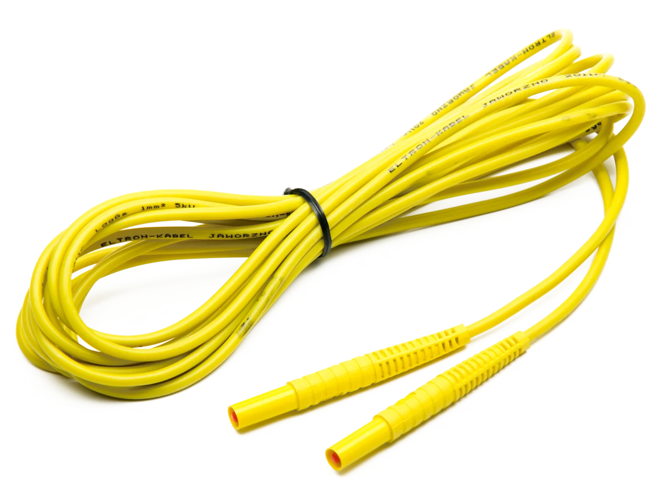 Test lead 5 m CAT III/1000V CAT IV/600V (banana plugs) yellow