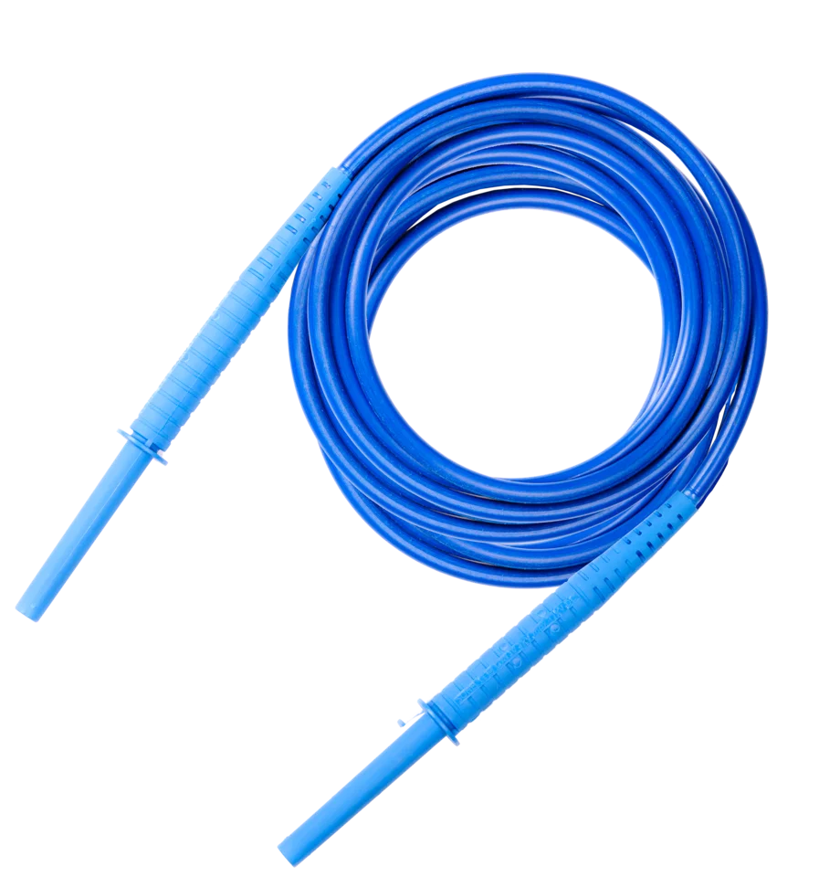 Test lead 10 m 11 kV (banana plugs) blue